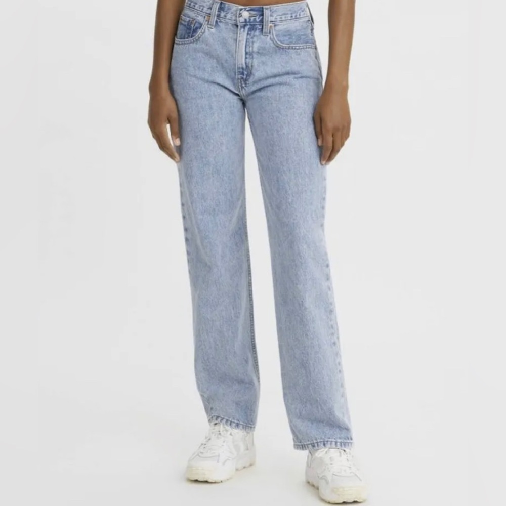 LEVI STRAUSS Levi's Women's Low Pro STRAIGHT Jeans  GLOW UP Sz 29